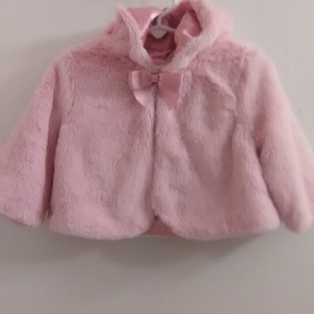 Girls faux fur coat